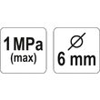 Conector universal pentru aer comprimat 6mm Yato YT-2371 2