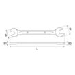 Cheie satinată 12 x 13 mm Yato YT-0370 2