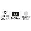 Suport pentru carota 19 -29 mm, 1/2