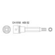 Bit spline cu adaptor 1/2