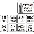 Trusa bit 10 buc PH2x75 s2 Yato YT-0480 2