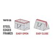 Geanta pentru scule cu 50 buzunare 490 x 260 x 340 mm Yato YT-7430 1
