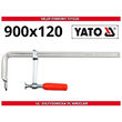 Menghina pentru tamplarie cromata 900 x 120 mm Yato YT-6410 1
