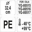 Capac pentru recipient de depozitare 32.4 x 1.5 cm Yato YG-00521 3