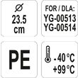 Capac pentru recipient de depozitare 23.5 x 1 cm Yato YG-00520 3