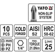 Trusa bit 25mm 10buc Yato YT-0482 2