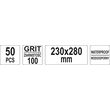 Coala abraziva 230 x 280 mm granulatie 100 Yato YT-8402 2