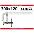 Menghina pentru tamplarie cromata 300 x 120 mm Yato YT-6412 1