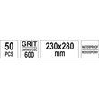 Coala abraziva 230 x 280 mm granulatie 600 Yato YT-8413 2