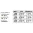 Cheie reglabila pentru tevi 900 mm Yato YT-2493 1