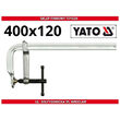 Menghina pentru tamplarie cromata 400 x 120 mm Yato YT-6413 1
