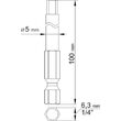 Capat surublenita 100mm imbus 2buc Yato YT-0494 1