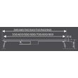 Rigola sticla neagra 90 cm Fala 75389 2