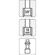 Mufa rapida tata cu filet interior de 3/8