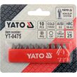 Trusa bit 10 buc PH2x25 Yato YT-0475 1
