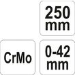 Cleste autoblocant 250 mm Yato YT-2476 2