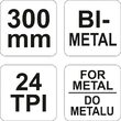 Fierastrau metalic de 300 mm Yato YT-3163 2