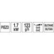 LAMPA GAZ CU APRINDERE PIEZO-ELECTRICA, Yato YT-36720 3