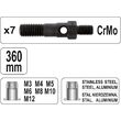 Cleste pentru pilute nituibile M3 m4 M5 M6 M8 M10 M12 Yato YT-36127 3