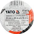 Banda izolatoare pvc 25 mm x 20 m Yato YT-8174 1