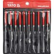 Set pile diamantate 10 buc, 3x140x25mm Yato YT-6145 1