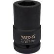 Cheie tubulară hexagonlă de impact adânca 30 mm 1” Yato YT-1176 1