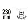 Cleste sertizat conectori 1,5 - 10 mm2 Yato YT-2297 2