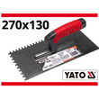 Gletiera crestata din inox 270 x 130 mm, 8 x 8 mm Yato YT-5203 1