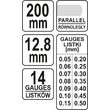 Lere 200 mm, 14 lame, 0,05-0,5 mm Yato YT-7223 3