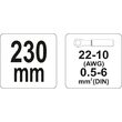 Cleste de sertizare pentru conectori 0,5 - 6 mm Yato YT-2296 2