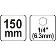 Prelungitor pentru freza lemn 150mm Yato YT-3256 2
