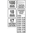 Lera spionx 100 mm 0.02-1 mm Yato YT-7220 2