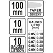 Lere 100 x 10mm 0,05-0,5 m 10 buc Yato YT-7222 2
