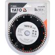 Disc diamantat turbo 180 mm Yato YT-6024 3