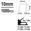 Set 1000 capse 10 mm Yato YT-7024 2