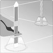 Cleste pentru kit nivelare placi, Vorel 04684 3