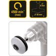 Piatră abrazivă pentru ascutit cutite cu tijă pentru bormasină 50 mm Vorel 26225 3