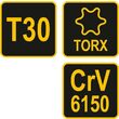 Cheie torx cu mâner tip 