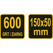 Piatra abraziva diamantata 150x50mm, G600 Vorel 26130 3