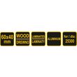 Plasa pentru rindea rigips, 60 mm Vorel 25301 3