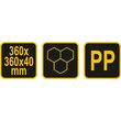 Sablon decorativ pentru pasaj fagure 35062 3