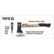 Topor cu coada din lemn de 1400 grame Yato YT-8005 1