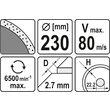 Disc diamantat EN 230 mm Yato YT-6015 1