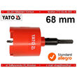 Carotă diamantată pentru beton de 68 mm Yato YT-6045 1
