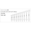 Set 10 chei combinate 6 - 19 mm Yato YT-0060 1