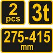 Set 2 capre auto 3T Vorel 80308 3