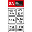 Redresor 6 / 12 V - 8A - 120Ah Sthor 82543 3