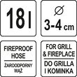 Filtru aspirator cenusa 18 L Vorel 72920 8