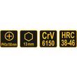 Șurubelniță în cruce PH3 x 150 mm Vorel 62176 3