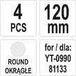 Set 4 dalti pentru ciocan pneumatic Yato YT-09901 3